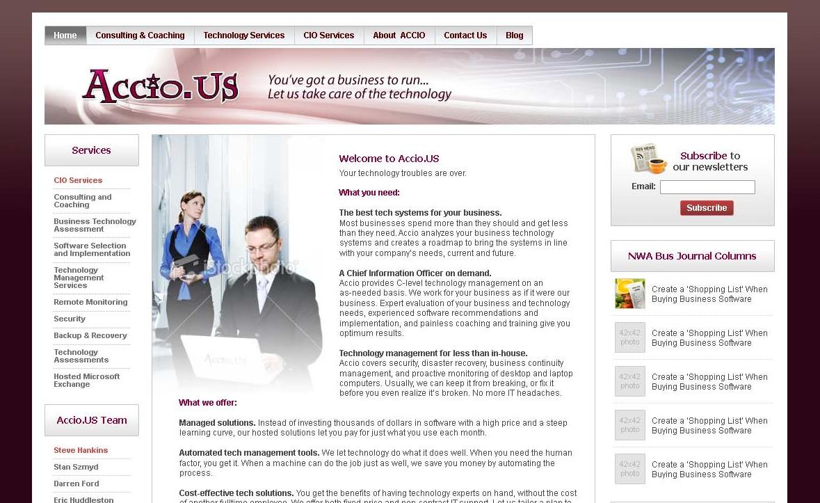 business website