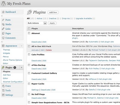 Your New WordPress Site, Part 5: Plug-ins