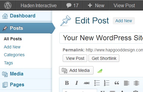 Your New WordPress Site, part 2: Posts or Pages?