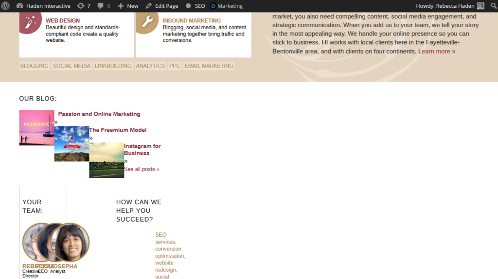 broken web page