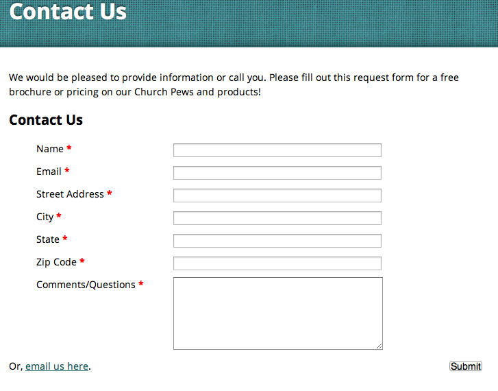 Handling Your Contact Forms