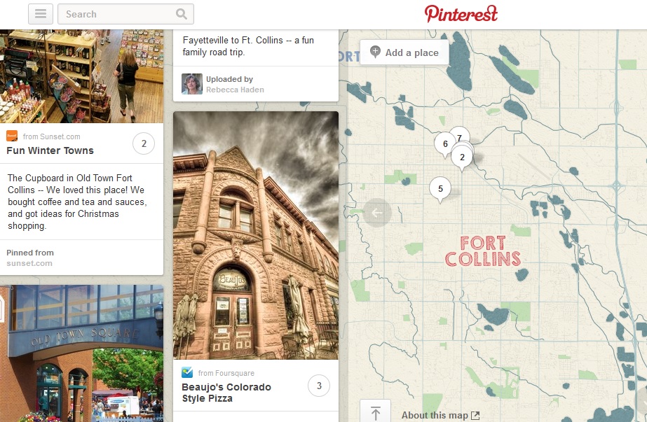 Pinterest map
