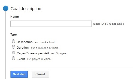 Setting Up Goals in Google Analytics
