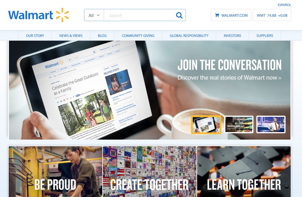 Walmart’s Corporate Blog