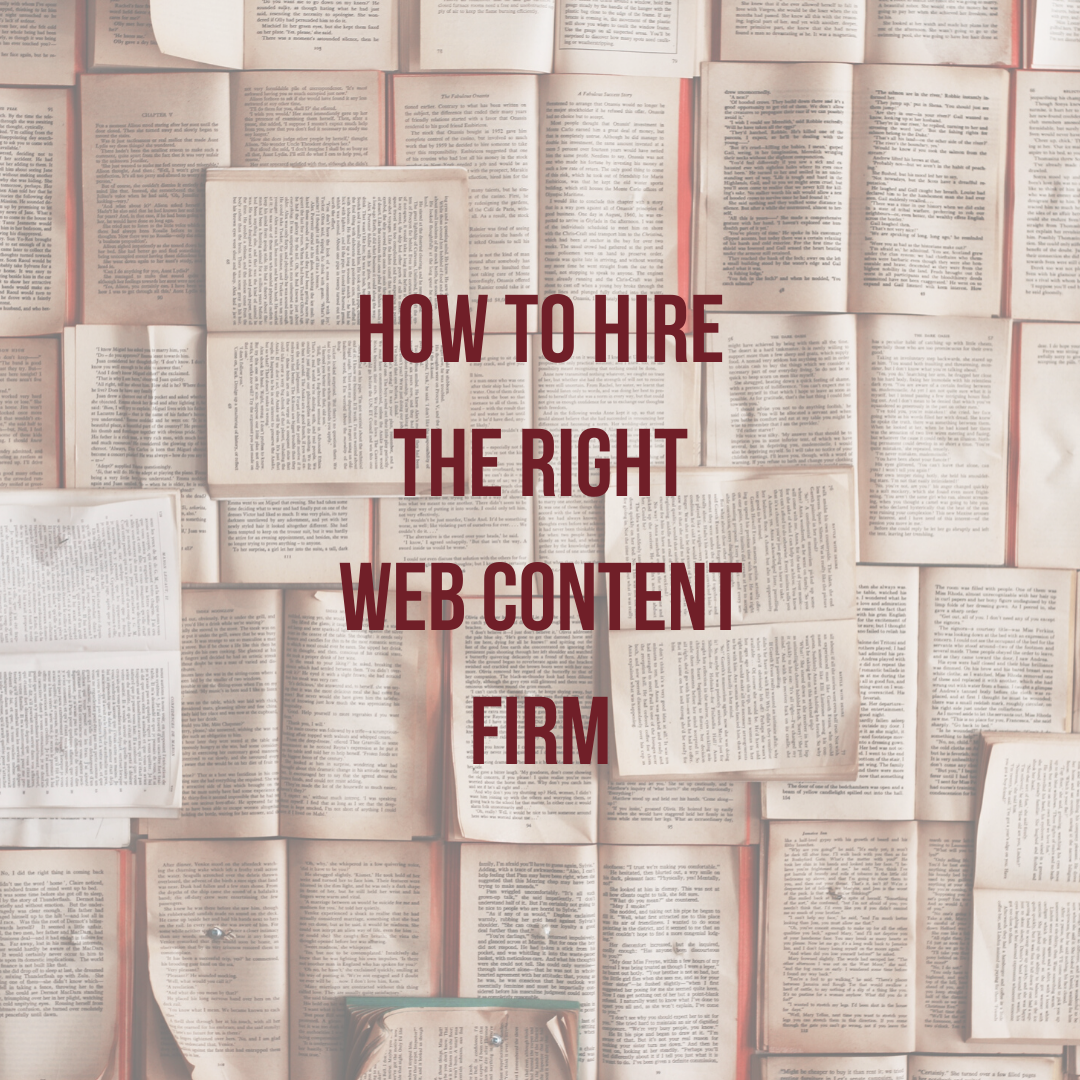 How to Hire the Right Web Content Firm