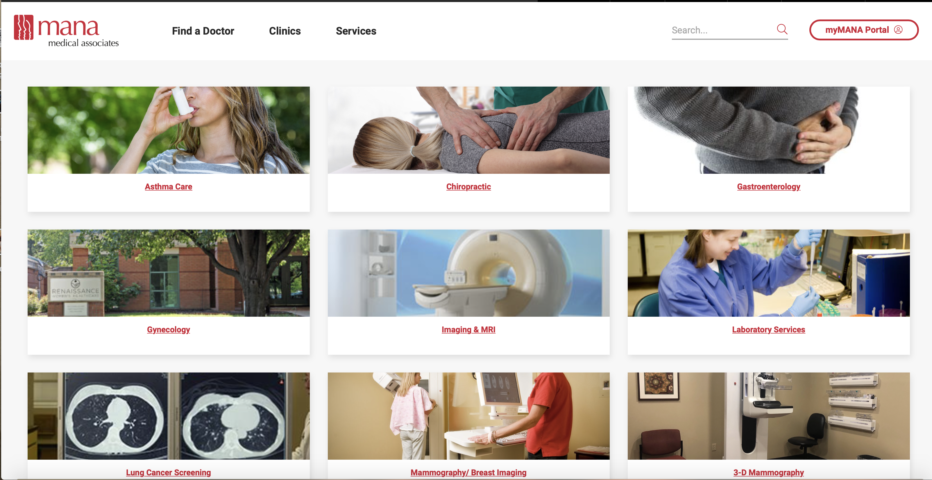 Medical Website Redesign