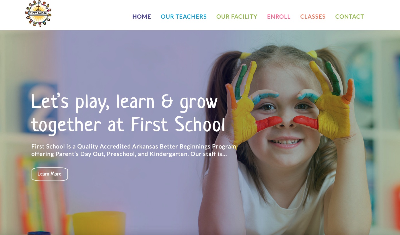 A New Preschool Website